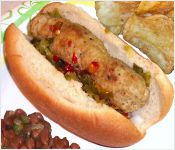 Healthy and Lean Homemade Hot Dogs Photo